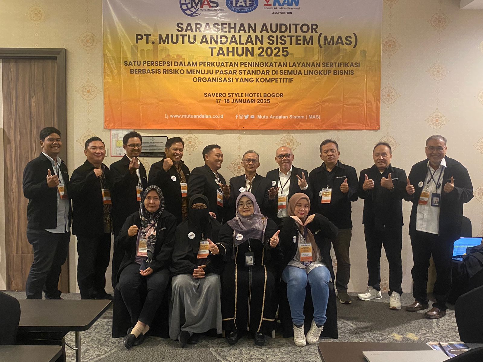 PT MAS Gelar Sarasehan Auditor di Bulan Januari 2025